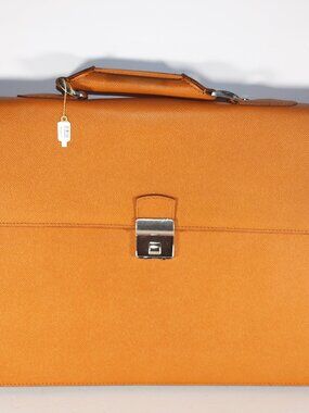 NEW W/Tags Rolex Geniuine Rare Crafted Leather Briefcase - RARE
